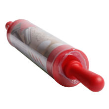 custom rotatable reusable baking tool bakeware christmas PP silicone rolling pin for home